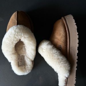 Ugg platform slipper slides